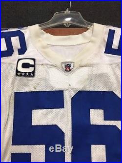 2011 Bradie James Dallas Cowboys Captain's Game Used Jersey with Steiner Holo Rare