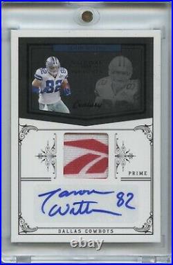 2011 National Treasures Jason Witten 1/1 GAME USED PRO BOWL Reebok Patch Cowboys