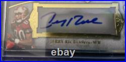 2011 Topps Supreme Football Dual Autographs Joe Montana Jerry Rice Signed SP /25
