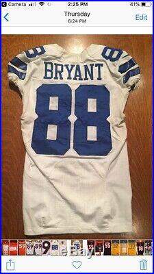 2012 DEZ BRYANT GAME WORN USED COWBOYS JERSEY Near Miracle TD Winning Catch WOW