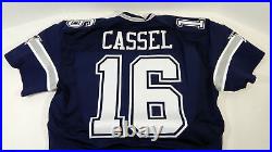 2013 Dallas Cowboys Matt Cassel #16 Game Issued Navy Jersey 44 DP15549
