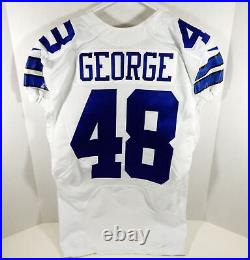 2014 Dallas Cowboys George #48 Game Issued White Jersey