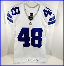 2014 Dallas Cowboys George #48 Game Issued White Jersey