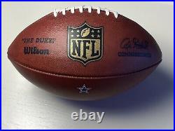 2015 Dallas Cowboys Authentic Used NFL Game Ball Wilson The Duke Football