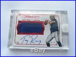 2015 Flawless Tony Romo Game Used Patch Auto /15