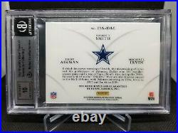 2015 Immaculate Trios Auto Smith/Irvin/Aikman Triplets BGS 9/10 ON CARD! SICK