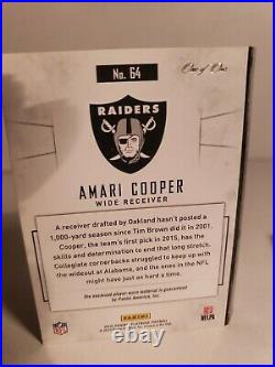 2015 Playbook Amari Cooper RC rookie Dallas Cowboys NFL Logo Booklet #1/1 NICE