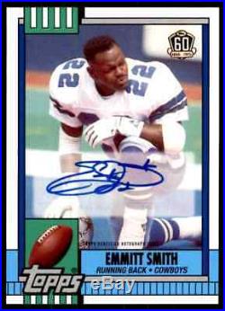 2015 Topps 60th Anniversary Emmitt Smith Auto Dallas Cowboys