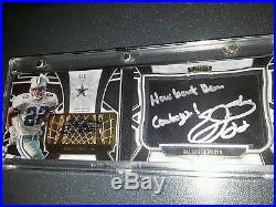 2015 Topps Emmitt Smith Dual Autograph Book How Bout Them Cowboys Very Nice