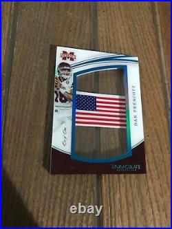 2016 Panini Immaculate Collection DAK PRESCOTT 1/1 American Flag Logo RC Rare