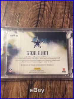 2016 Panini Origins Ezekiel Elliott Auto/2clr Patch RC #ed 37/49 Dallas Cowboys