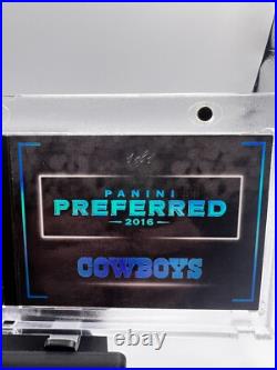 2016 Panini Preferred Dallas Cowboys 7 Game-Used Laundry Tag Patches Booklet 1/1 2016 Panini Preferred Dallas Cowboys 7 Game-Used Laundry Tag Patches Booklet 1/1
