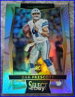 2016 Panini Select Dak Prescott Silver RC #70 Rookie Dallas Cowboys Pristine