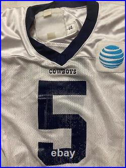 2017 Dallas Cowboys Practice Jersey Number 5 (Dan Bailey)