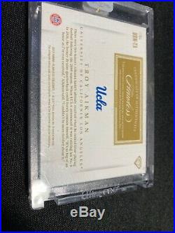 2017 Flawless Troy Aikman Game Used UCLA Jersey Card Auto Cowboys 5/10