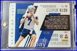 2017 Unparalleled Cooper Rush AUTO RC #30/49 SP Dallas Cowboys? Rookie