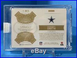 2018 Flawless EMMITT SMITH Distinguished Patch Autographs Gold 02/10 Game-Used