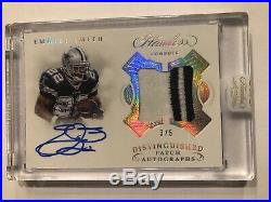 2018 Flawless Emmitt Smith 3/5 On Card Autograph, Game Used Patch. Only 5 Made