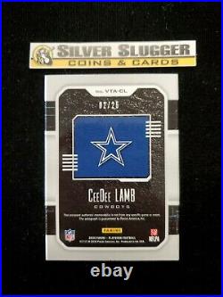 2020 CeeDee Lamb Playbook Vault Booklet /25! Dallas Cowboys