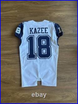 2020 Dallas Cowboys Game Issued Color Rush Jersey (Damontae Kazee) No. 18