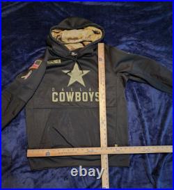 2020 Dallas Cowboys Hoodie Nike On Field Salute to Service Sweatshirt Mens Large 2020 Dallas Cowboys Hoodie Nike On Field Salute to Service Sweatshirt Mens Large