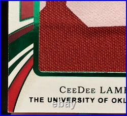 2020 Immaculate CeeDee Lamb #105 FOTL Emerald Green RPA Rookie Patch Auto 7/10