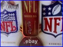 2020 Immaculate Dual NFL Shields Collection Adrian Peterson Ezekiel Elliott 1/1