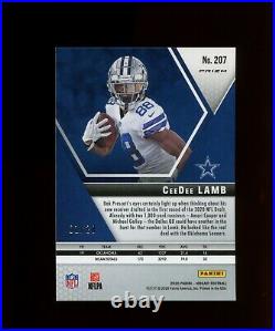 2020 Mosaic Prizm CeeDee Lamb Rc #/20 Extremely Rare! Yellow Gold Fluorescent