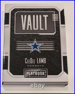 2020 Playbook Ceedee Lamb #/10 Vault Rookie 8 Patch Autograph RPA Relic Cowboys
