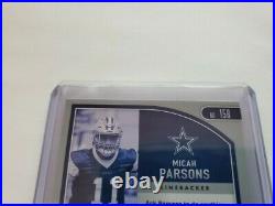 2021 Absolute Football Micah Parsons Autographed Rookie Card #111/199 COWBOYS