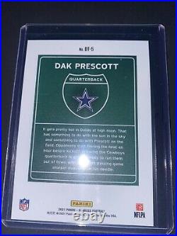 2021 Donruss Football Dak Prescott Downtown SSP Case Hit (DT-5) Dallas Cowboys