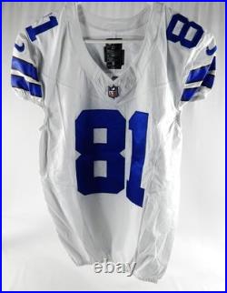 2023 Dallas Cowboys Simi Fehoko #81 Game Used White Jersey 42 633