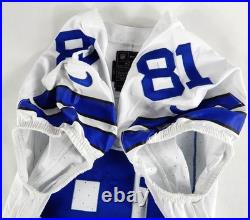 2023 Dallas Cowboys Simi Fehoko #81 Game Used White Jersey 42 633
