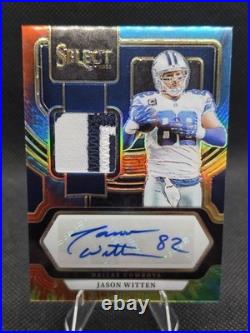 2023 Select Tie-Dye Jason Witten Patch Auto 02/25 No. SM-JWI Dallas Cowboys
