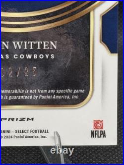 2023 Select Tie-Dye Jason Witten Patch Auto 02/25 No. SM-JWI Dallas Cowboys