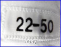 2024 Dallas Cowboys Jake Ferguson #87 Game Used White Practice Jersey 50 708