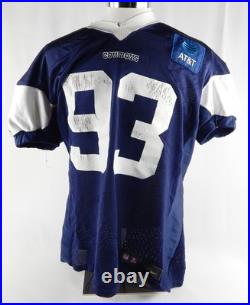 2024 Dallas Cowboys Linval Joseph #93 Game Used Blue Practice Jersey 56 731 2024 Dallas Cowboys Linval Joseph #93 Game Used Blue Practice Jersey 56 731