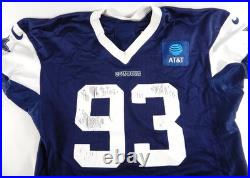 2024 Dallas Cowboys Linval Joseph #93 Game Used Blue Practice Jersey 56 731 2024 Dallas Cowboys Linval Joseph #93 Game Used Blue Practice Jersey 56 731