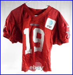 2024 Dallas Cowboys Trey Lance #19 Game Used Red Practice Jersey 50 DP88776 2024 Dallas Cowboys Trey Lance #19 Game Used Red Practice Jersey 50 DP88776