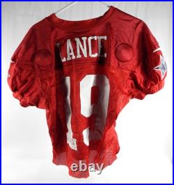 2024 Dallas Cowboys Trey Lance #19 Game Used Red Practice Jersey 50 DP88776 2024 Dallas Cowboys Trey Lance #19 Game Used Red Practice Jersey 50 DP88776