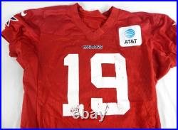 2024 Dallas Cowboys Trey Lance #19 Game Used Red Practice Jersey 50 DP88776 2024 Dallas Cowboys Trey Lance #19 Game Used Red Practice Jersey 50 DP88776