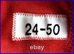 2024 Dallas Cowboys Trey Lance #19 Game Used Red Practice Jersey 50 DP88776 2024 Dallas Cowboys Trey Lance #19 Game Used Red Practice Jersey 50 DP88776