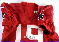 2024 Dallas Cowboys Trey Lance #19 Game Used Red Practice Jersey 50 DP88776 2024 Dallas Cowboys Trey Lance #19 Game Used Red Practice Jersey 50 DP88776
