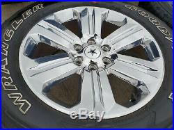 20 Ford F-150 Dallas Cowboys OEM rims wheels tires 10171 2018 2019 2020 CHROME