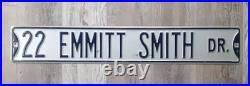22 Emmitt Smith Dr. NFL Memorbilia Street Sign Dallas Cowboys Vintage