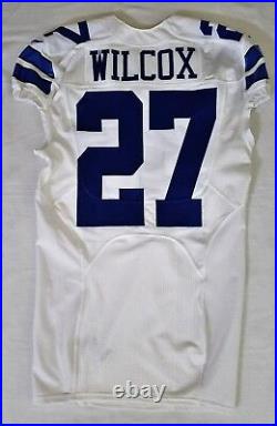 #27 J. J. Wilcox of Dallas Cowboys NFL Locker Room Game Issued Jersey 68429