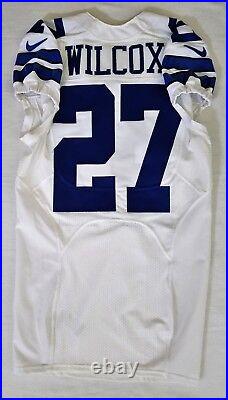 #27 J. J. Wilcox of Dallas Cowboys NFL Locker Room Game Issued Jersey 68429