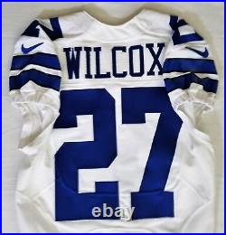 #27 J. J. Wilcox of Dallas Cowboys NFL Locker Room Game Issued Jersey 68429