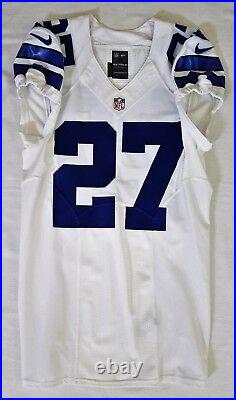 #27 J. J. Wilcox of Dallas Cowboys NFL Locker Room Game Issued Jersey 68429