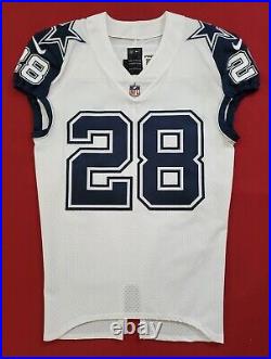 #28 Jameill Showers of Dallas Cowboys Color Rush Game Issued Jersey 99716